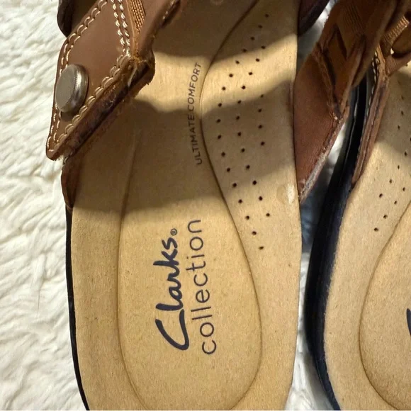 Clarks Women's Laurieann Hope Brown Sandals - Picture 5 of 6